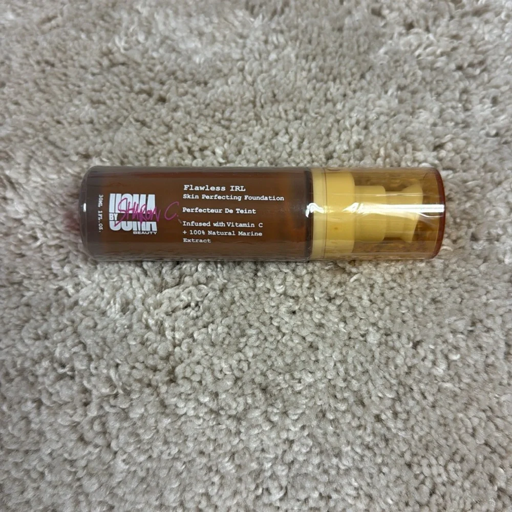 NEW Uoma by Sharon C, Flawless IRL Skin Perfecting Foundation - Brown Sugar T3‎